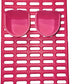 Saguaro Acres Rabbit and Small Animal Cage Resting Mat with 2 Coop Cups for Food and Water (Pink)